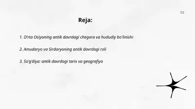 O'rta Osiyoning Antik davrdagi tarixiy geografiyasi 2