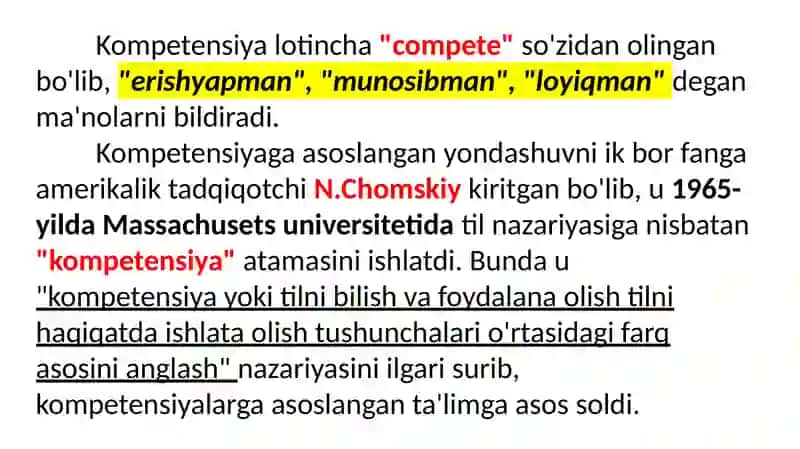 Yozishva-gapirish kompetensiyalari 2