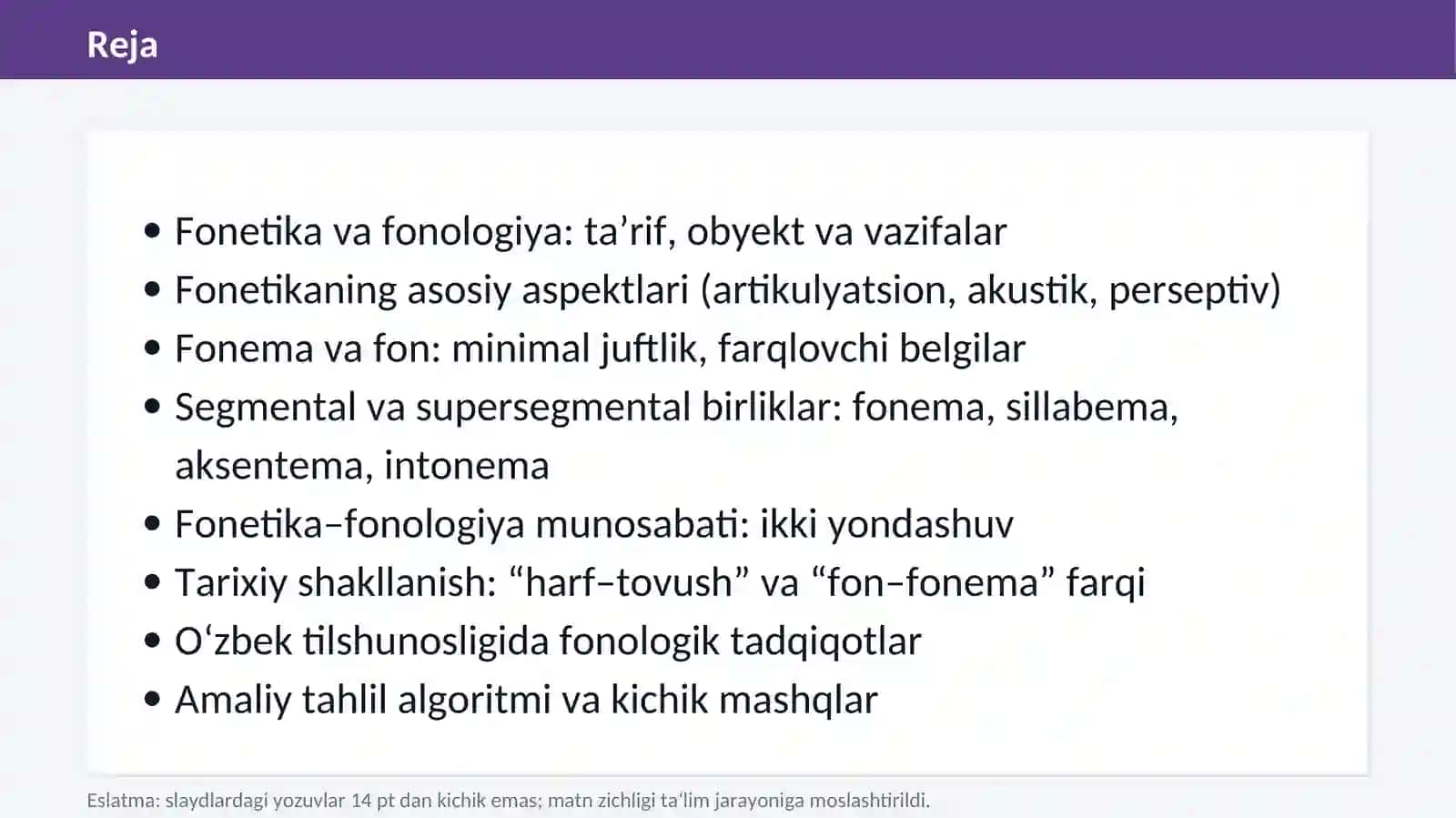 Fonetika va fonologiya 2