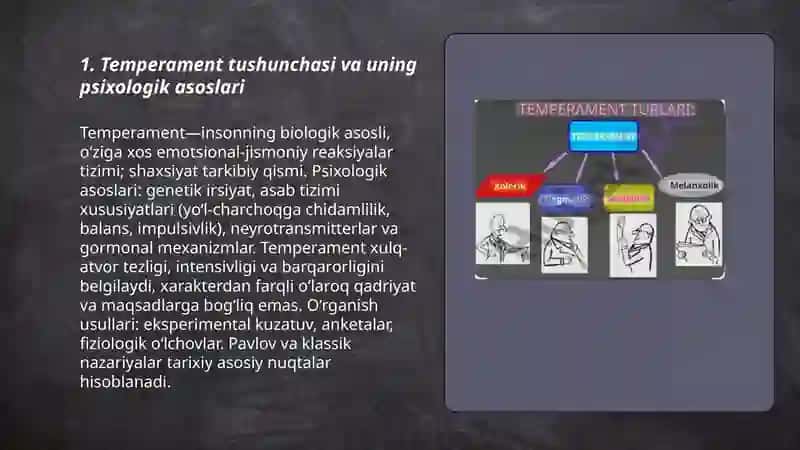 Temperament tiplari va xususiyatlari 3