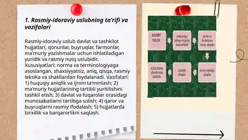 Rasmiy-idoraviy uslub va uning uslubiy xususiyatlari 3