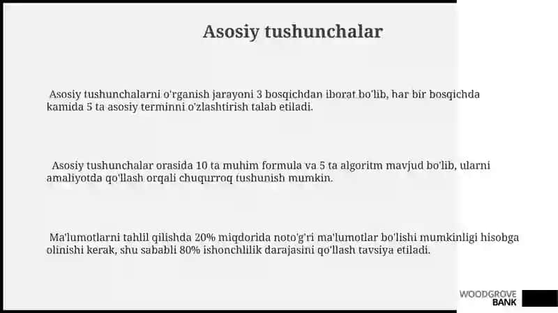 Asosiy Tushunchalar 3