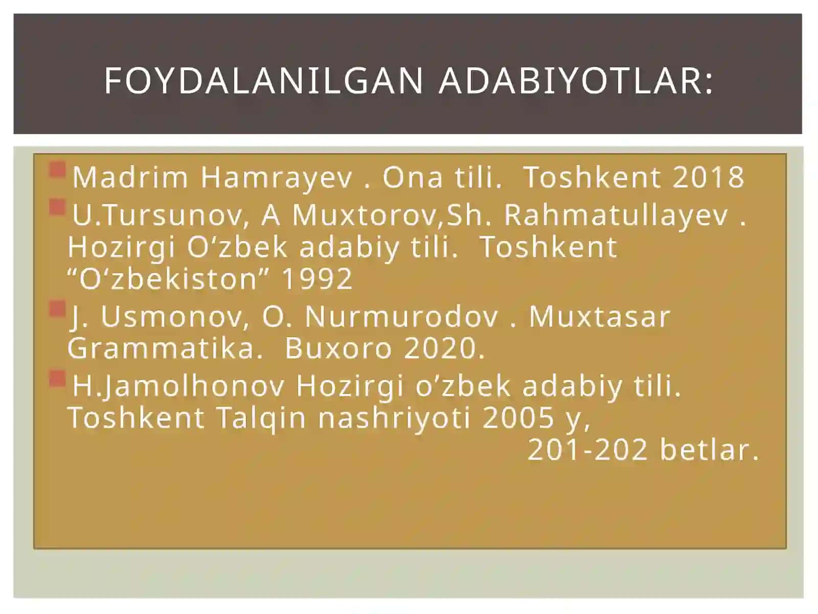Madrim Hamrayev. Ona tili. Toshkent 2018 3