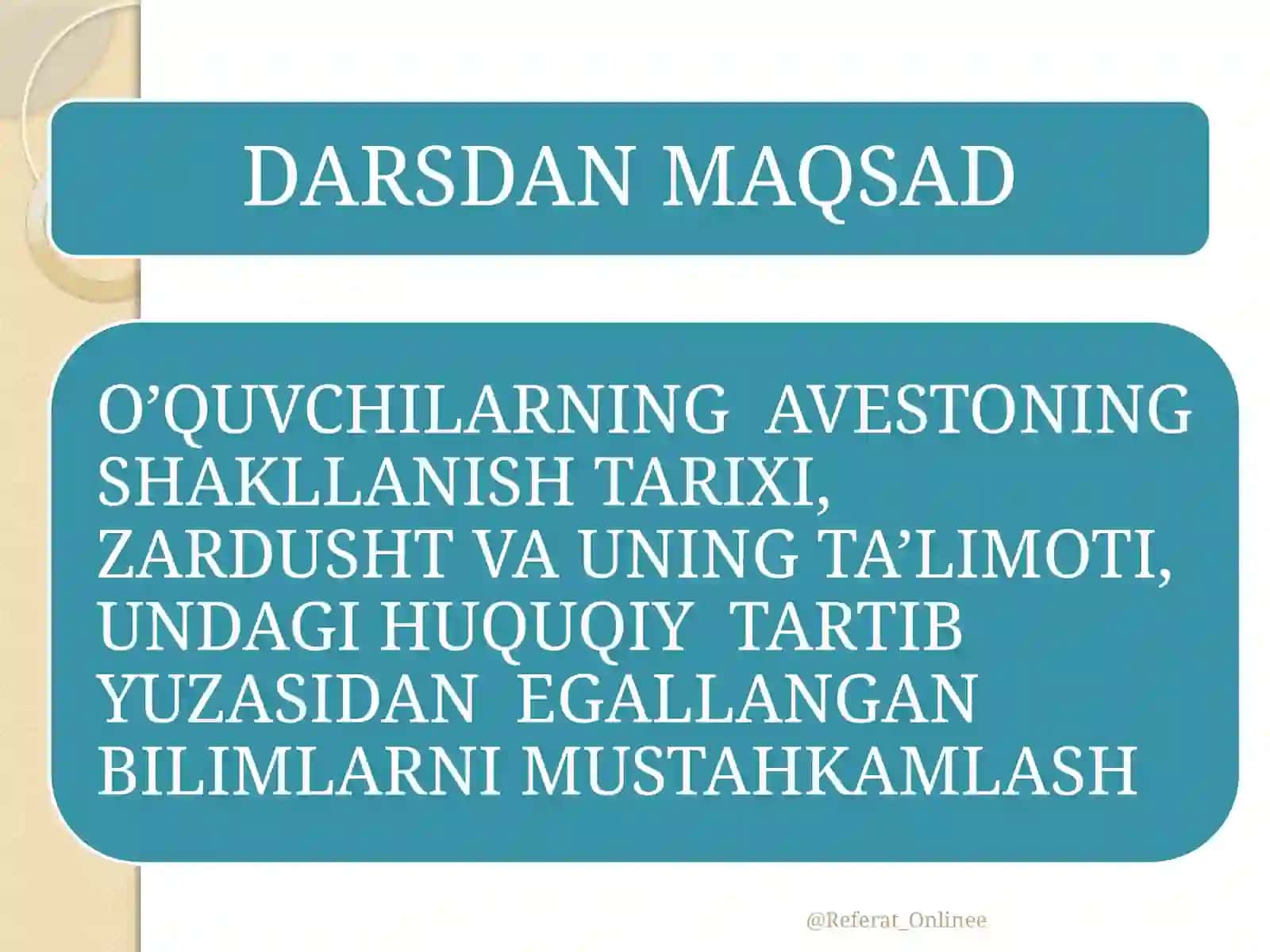 Avesto qayerda paydo bo'lgan? 3