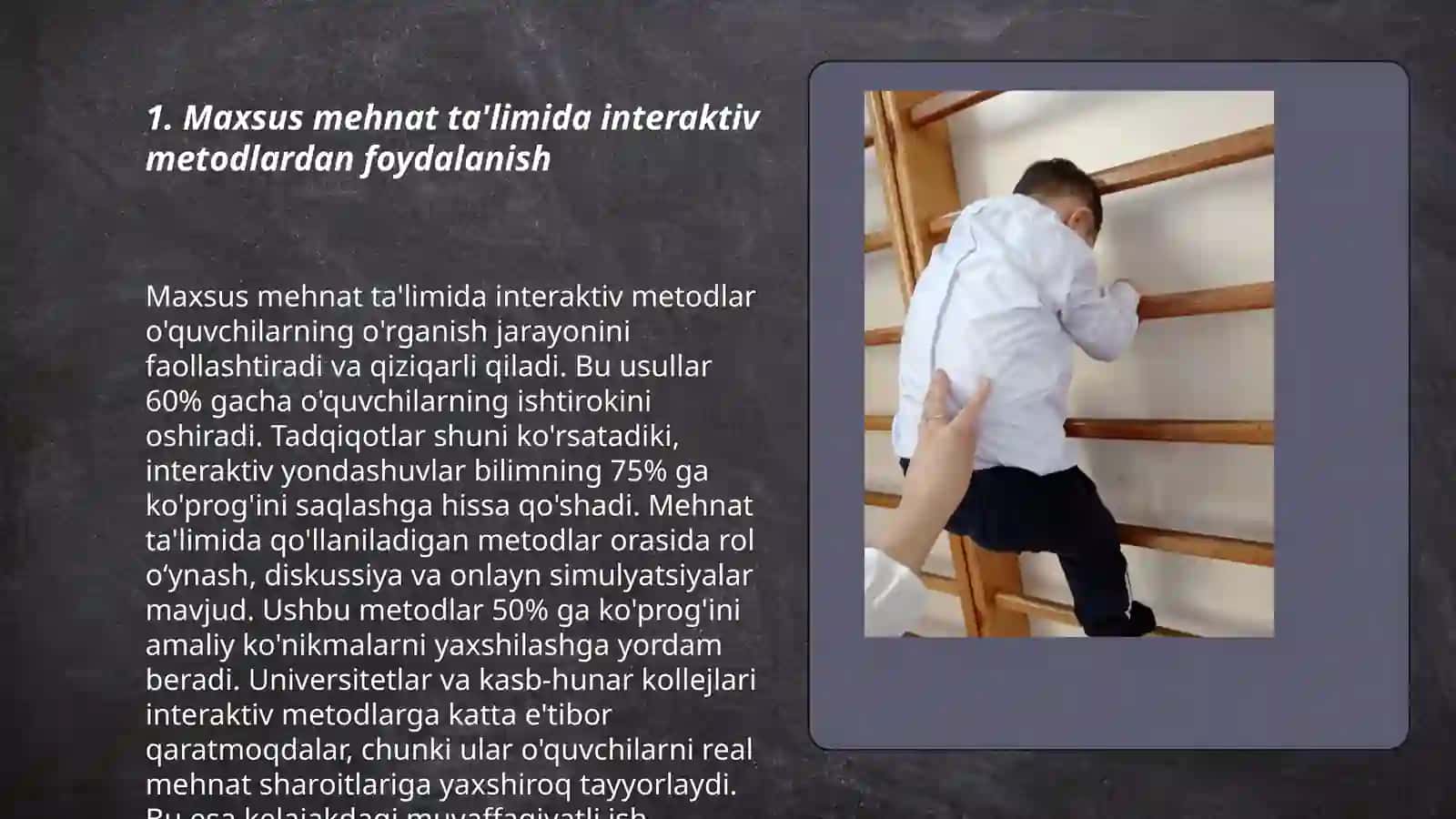 Maxsus mehnat ta'limi maktablarida yangi pedagogik texnologiyalarning qo'llanishi 3