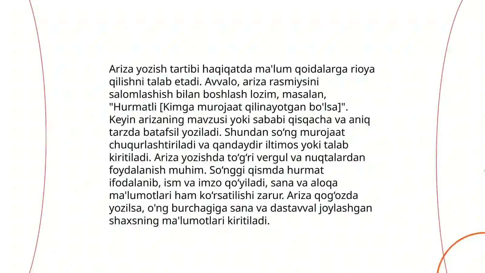 Davlat tilida ish yuritish fanidan tayyorlagan taqdimot ishi 3