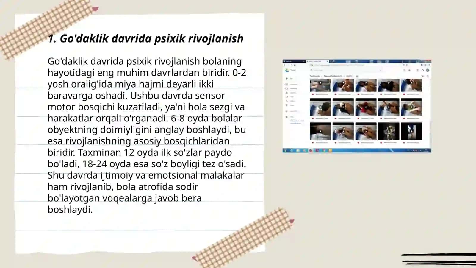 Go'daklik davrida psixik rivojlanishda kattalar bilan emotsional muloqotning ahamiyati (emotsional deprivatsiyaning salbiy oqibatlari) 3