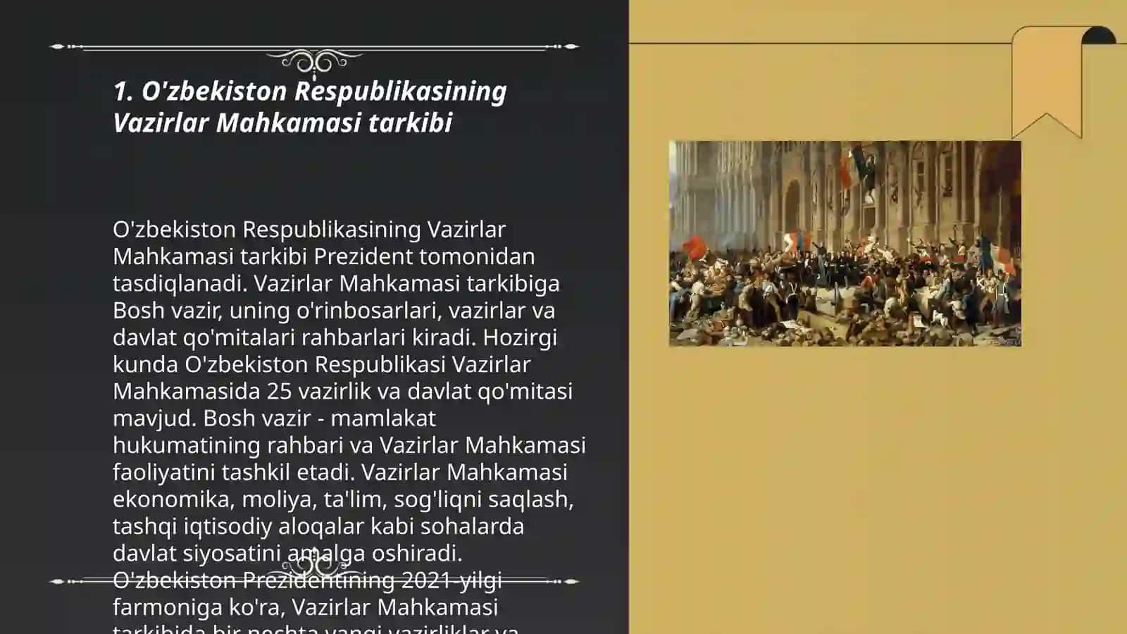 O'zbekiston Respublikasining Vazirlar Mahkamasi 3
