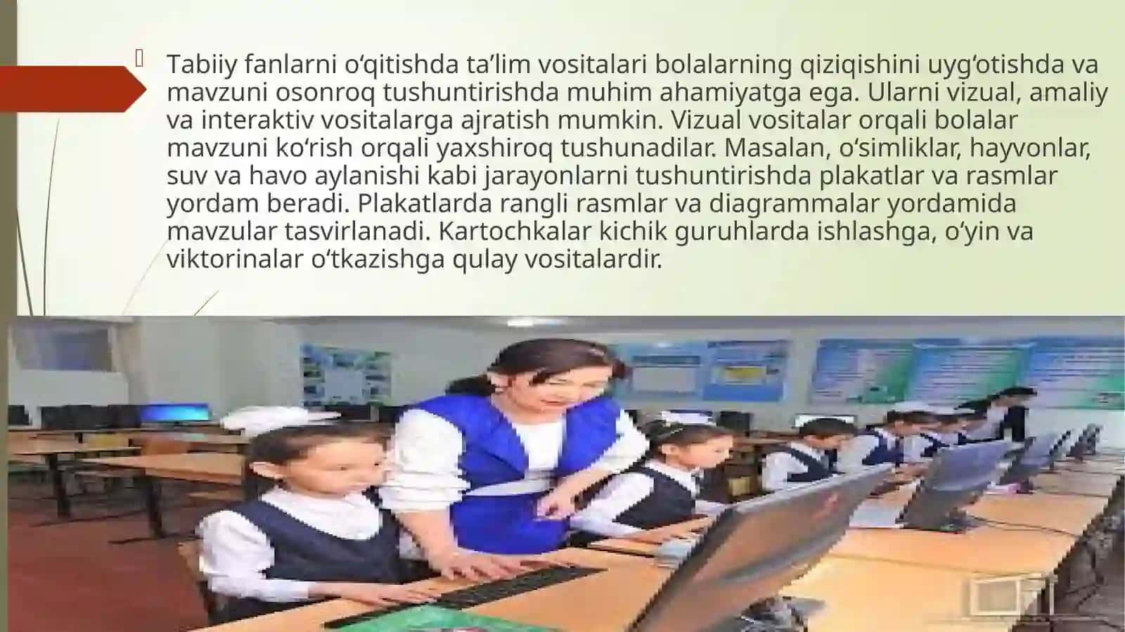 Boshlangʻich ta'lim tabiiy fanlarini oʻqitish vositalari va texnologoyalari 3