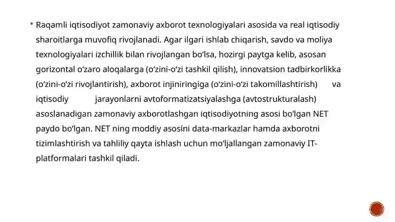 Raqamli iqtisodiyot indikatorlari 3
