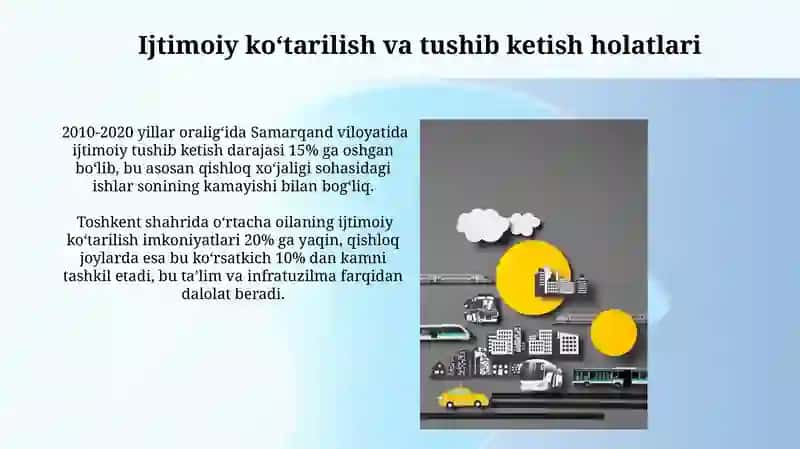 Zamonaviy O'zbekistonda sotsial strafikatsiya va sotsial mobillik masalalari tahlili 3