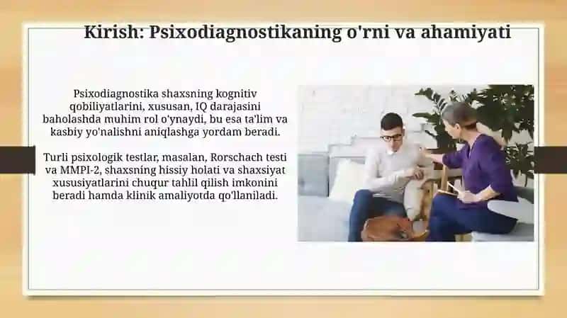 Psixodiagnostika psixologik tadqiqotlar mustaqil sohasisifatidarivojlanishi 3