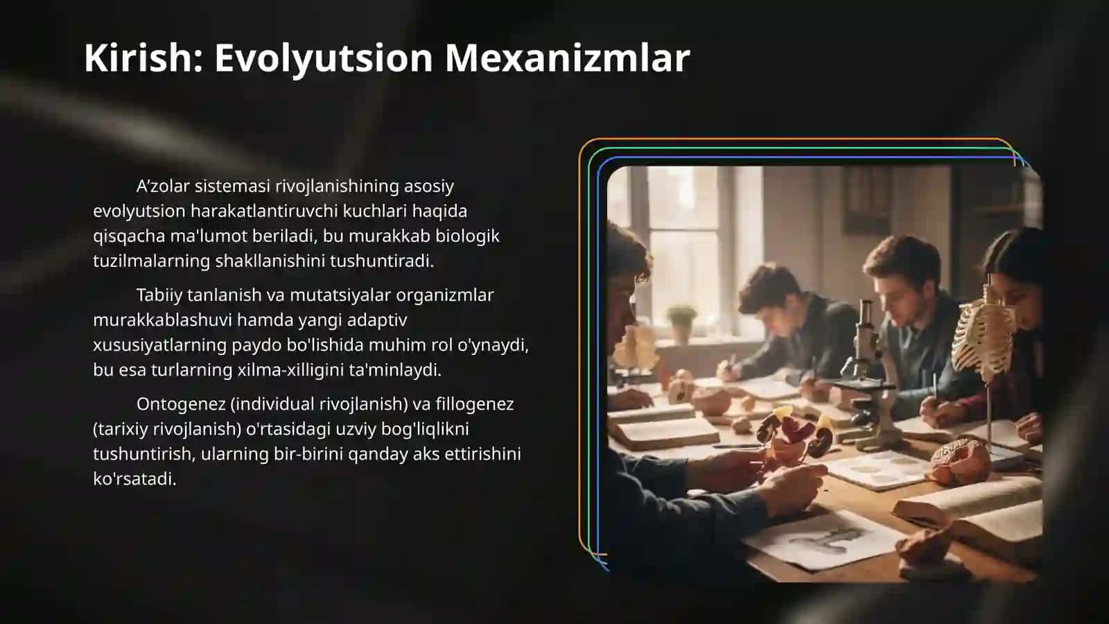 Aʼzolar sistemasining evolyutsiyasi, ayrish sistemasi ontogenezi, fillogenezi 3