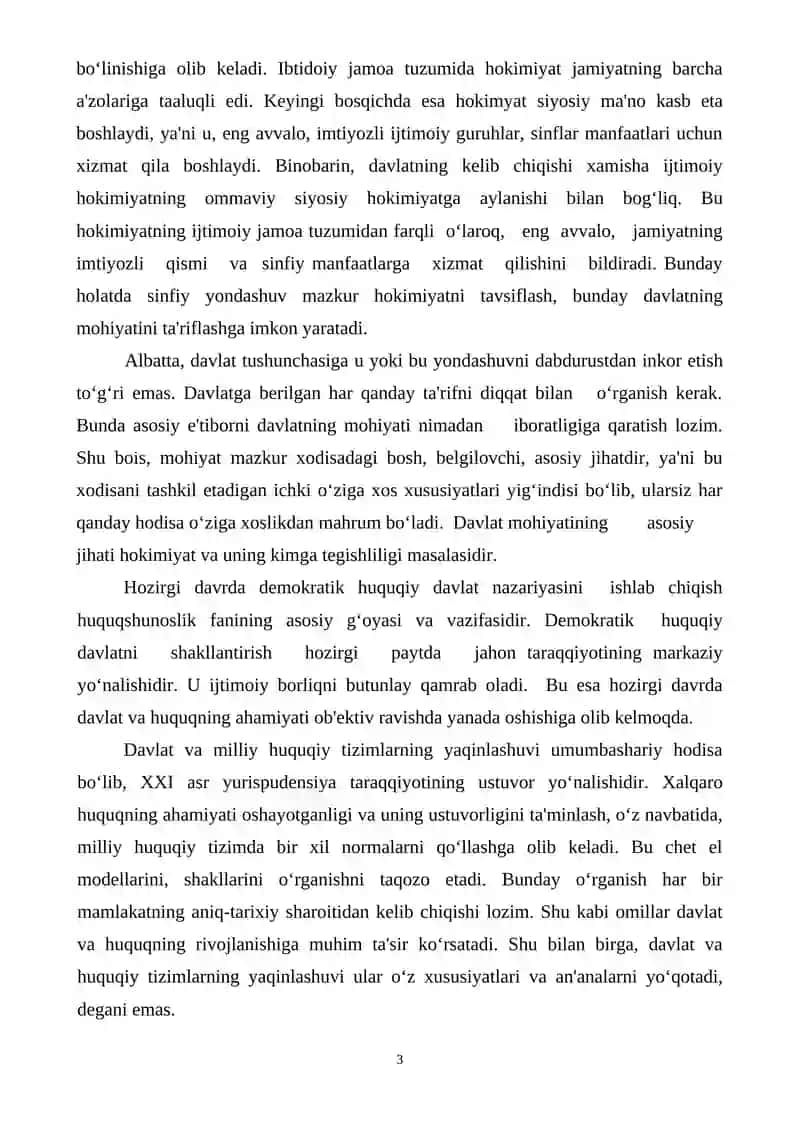 Davlatning VUJUDGA KELISHI HAQIDA NAZARIYALAR 3