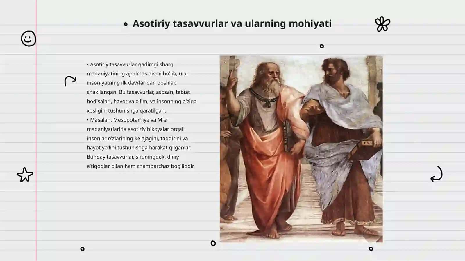 Qadimgi sharqda asotiriy tasavvurlar va falsafiy bilimlarning paydo boʻliwi 3
