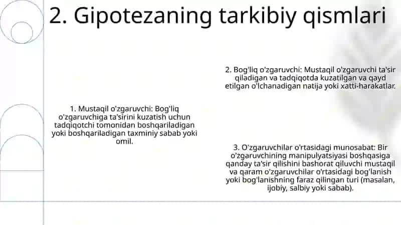 Gepoteza Nima? Uning Ilmiy Tadqiqotlardagi O'Rni 3