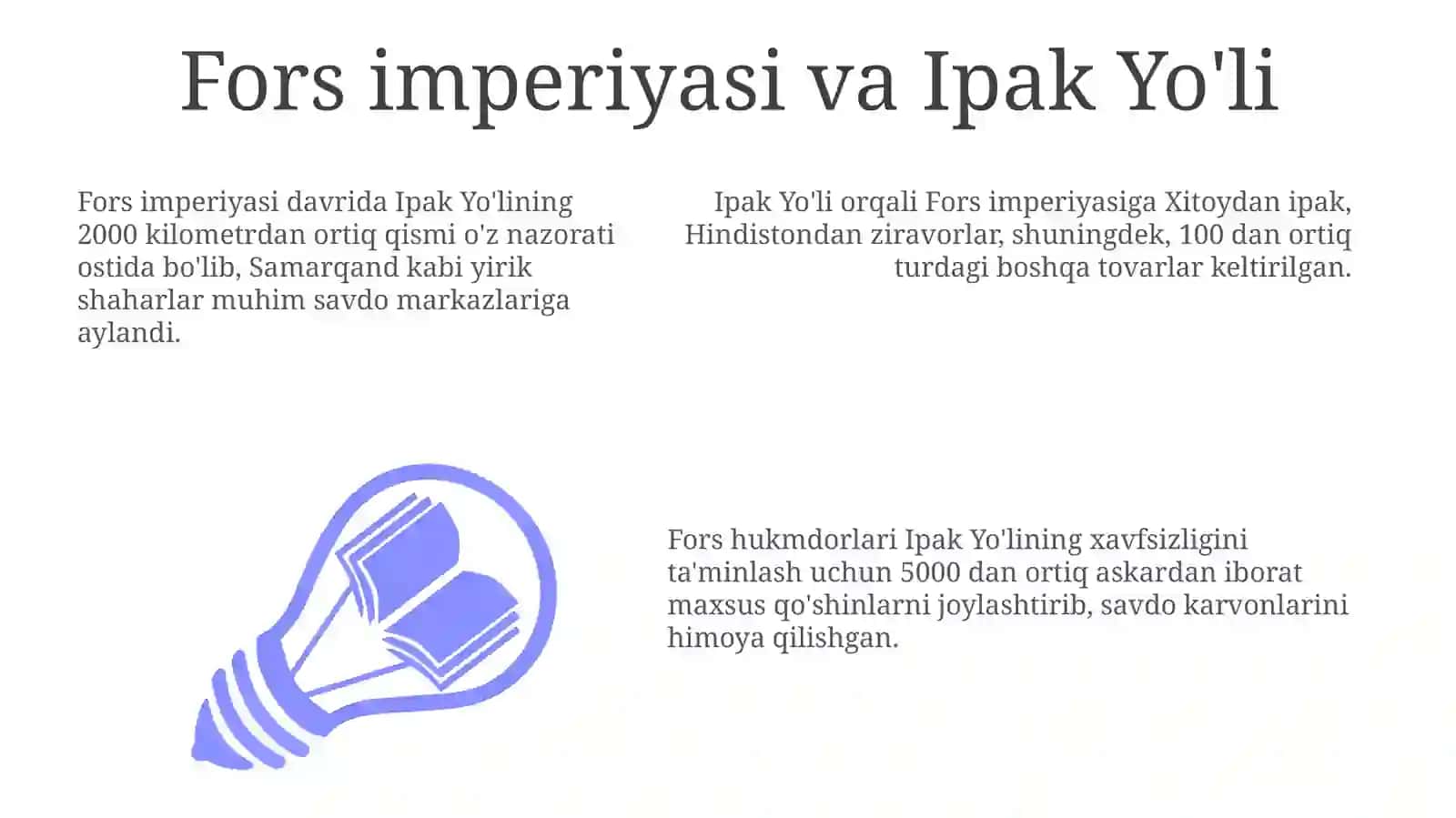 Buyuk Ipak Yo'lining boshlanishi 3