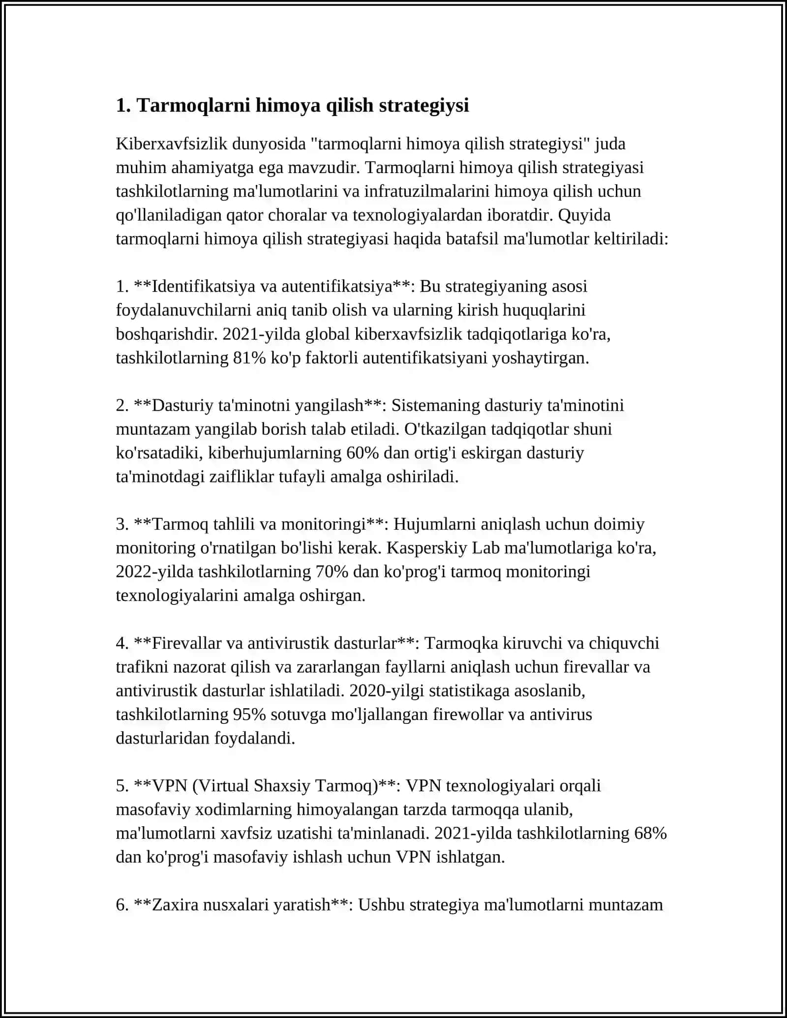 TARMOQLARNING DIFFERENSIAL HIMOYASI 3