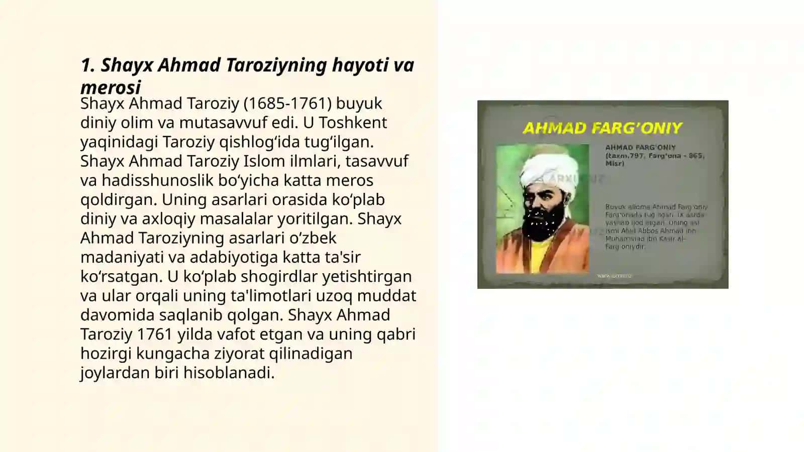 Shayx Ahmad Taroziyning "Funun al balogʻa" asari oʻzbek mumtoz adabiyoti uchun muhim manba sifatida 3