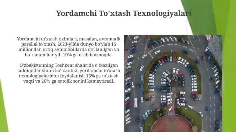 Avtomobilni avtoparkovka tizimi 3