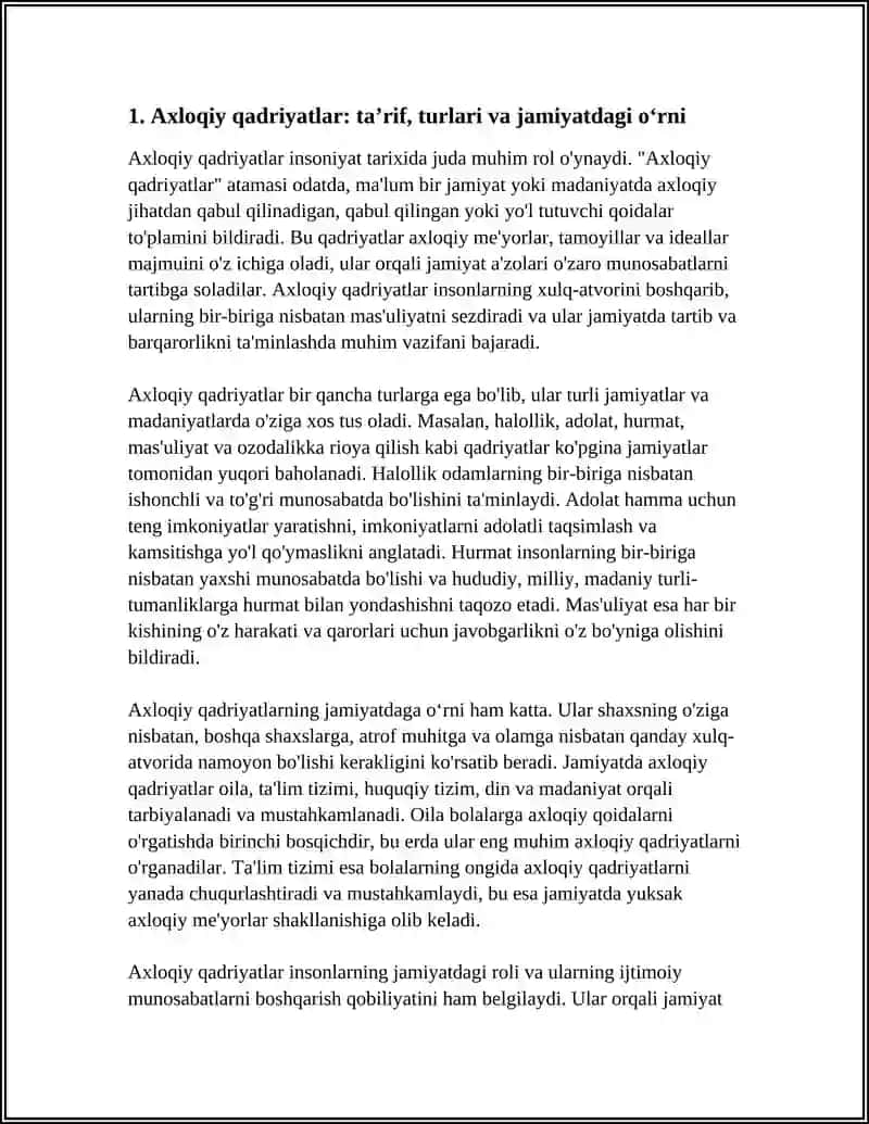 AXLOQIY QADRIYATLAR VA ULARNING JAMIYATDAGI O'RNI 3