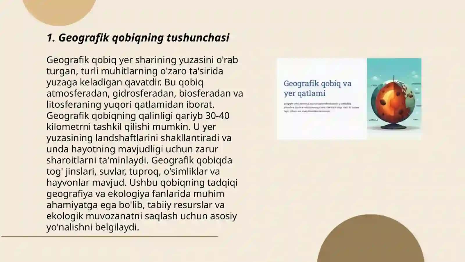 Geografik qobiq uning tarkibi va tuzilishi 3