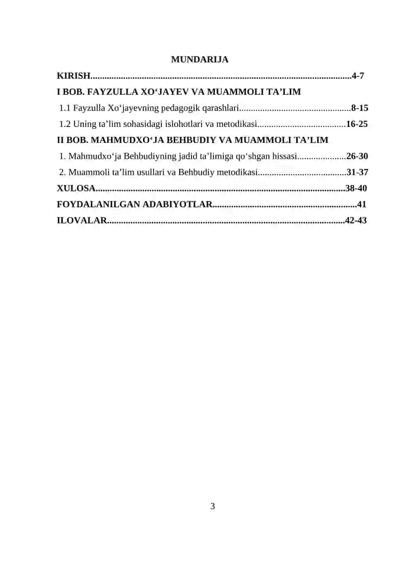 FAYZULLA XOʻJAYEV VA BEHBUDIY  hayoti va ijodi 3