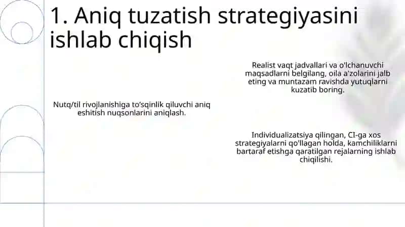 Koxlear implantli bolalar uchun korreksion ishlari 3