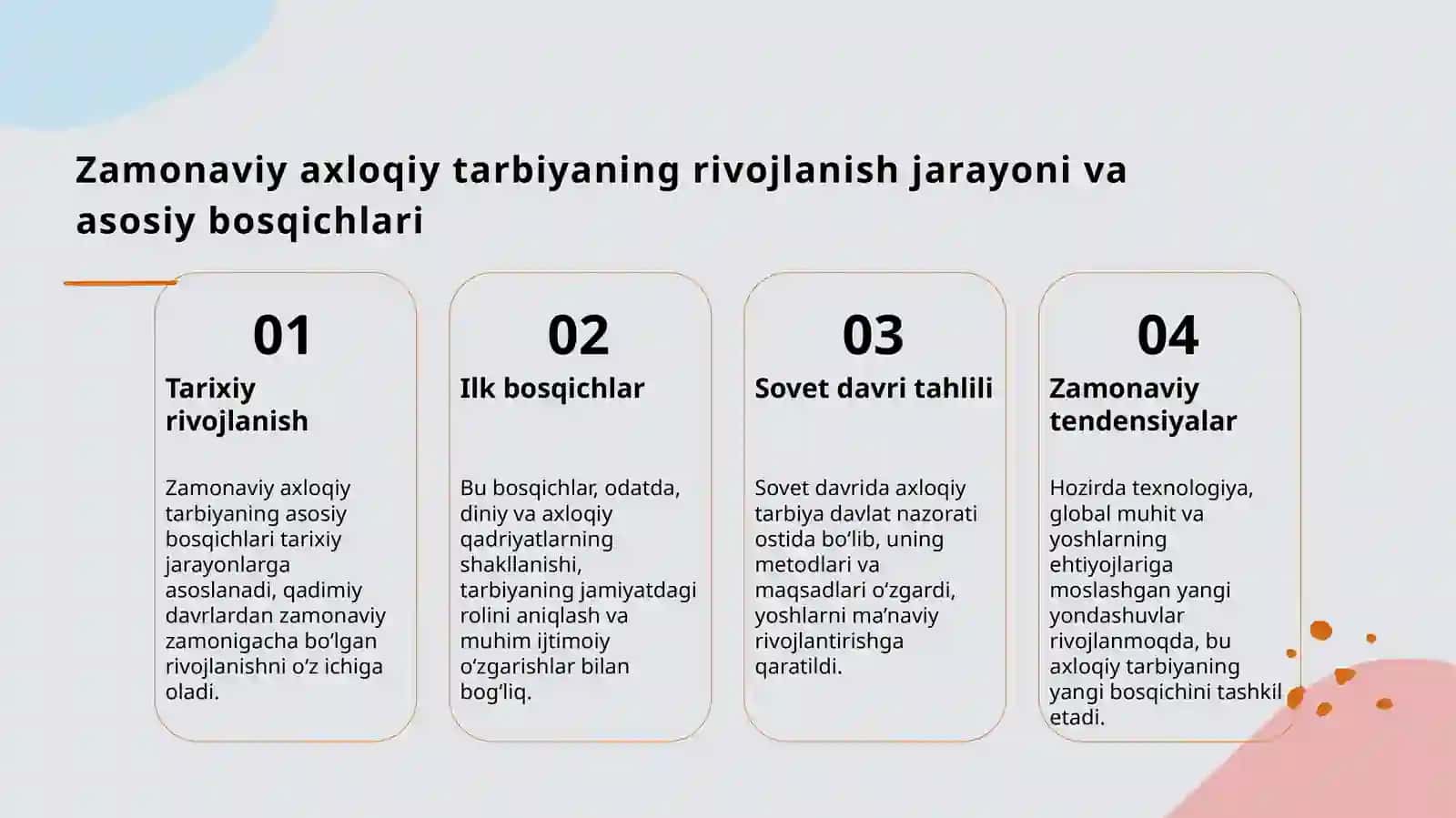 Zamonaviy axloqiy tarbiyaning yutuq va kamchiliklari 3