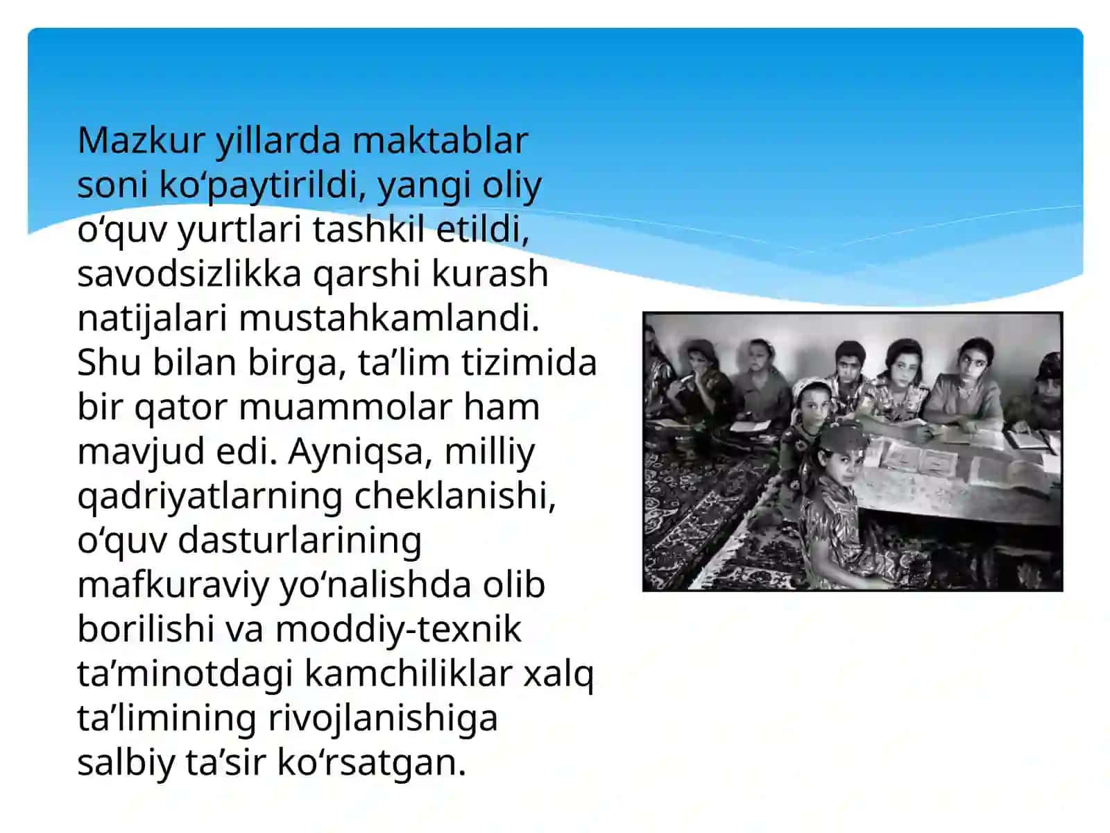 XXasrning 70–80 yillarida Oʻzbekistonda xalq ta’limi 3