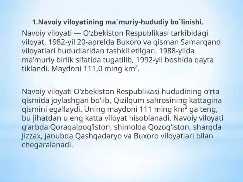 Navoiyviloyatiningma`muriy-hududiybo`linishi 3