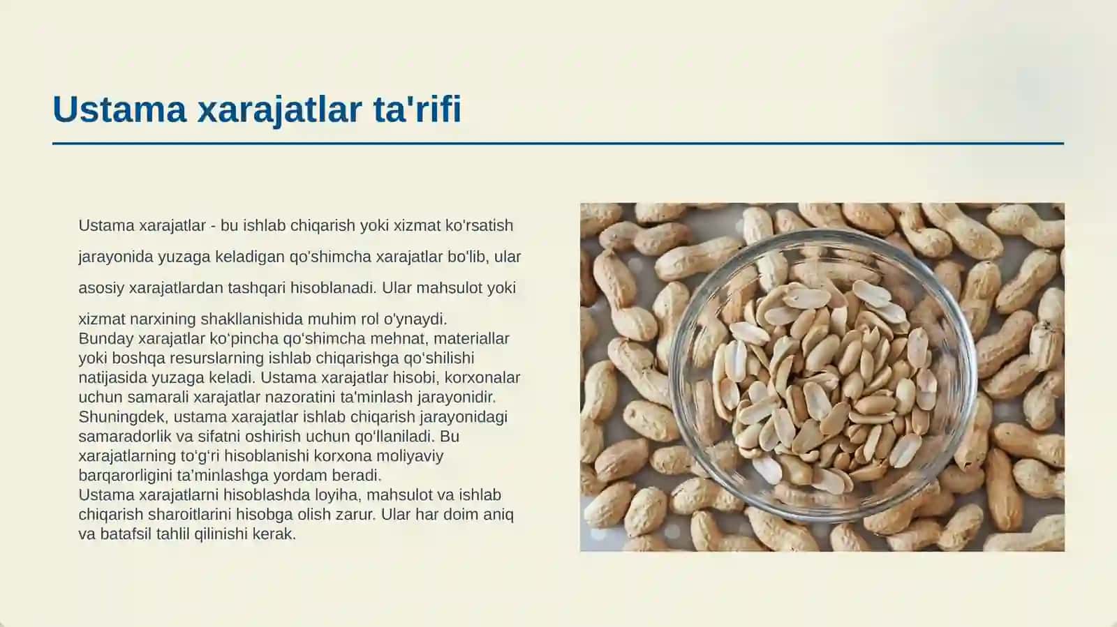 USTAMA XARAJATLAR HISOBI 3