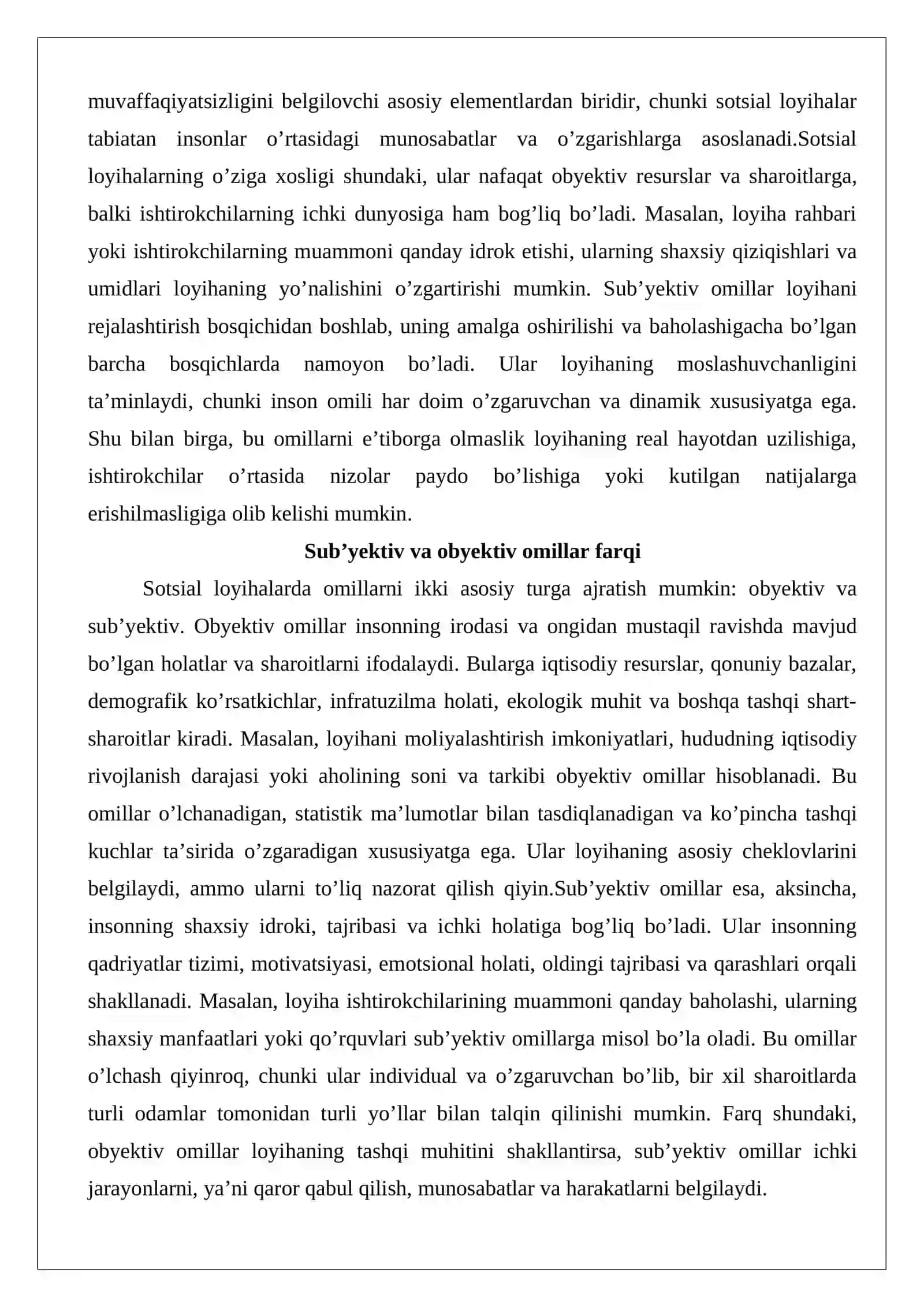 Sotsial loyihalarning sub’yektiv asoslari 3