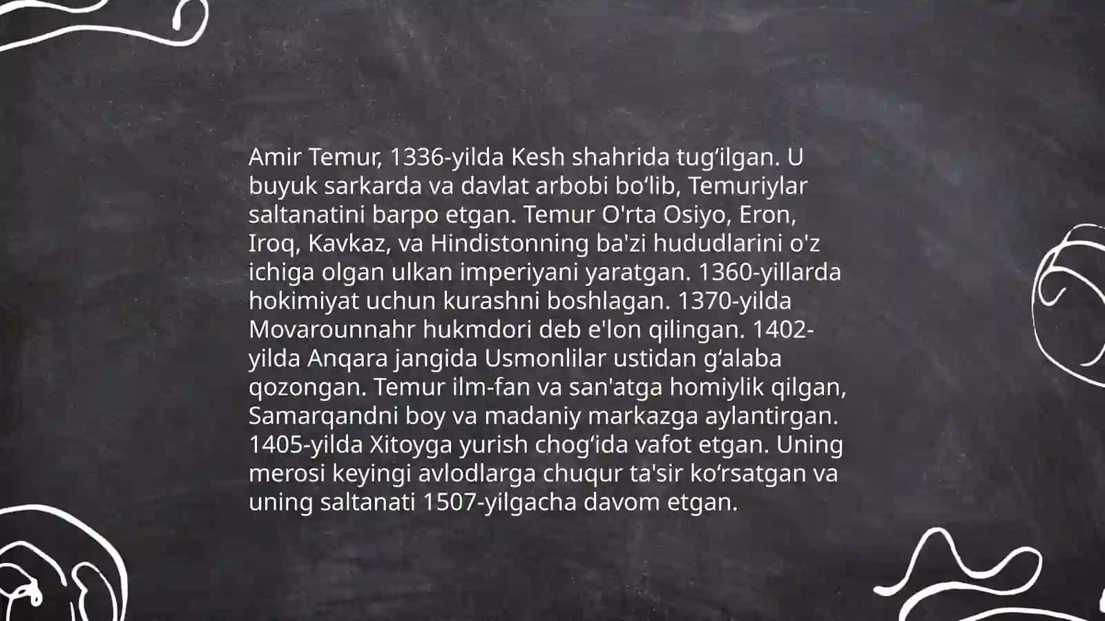 Amir Temur va Temuriylar davlati va huquqi 3