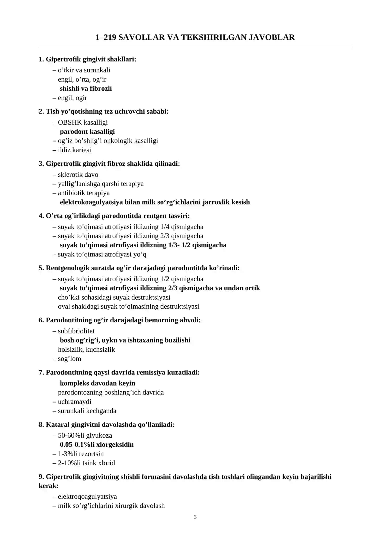 PARODONTOLOGIYA ATTESTATSIYA VA NOSTRIFIKATSIYA TESTLARI 3