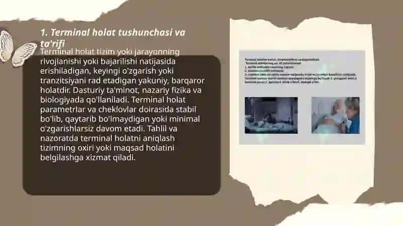 Terminal holatlar haqida tushuncha 3