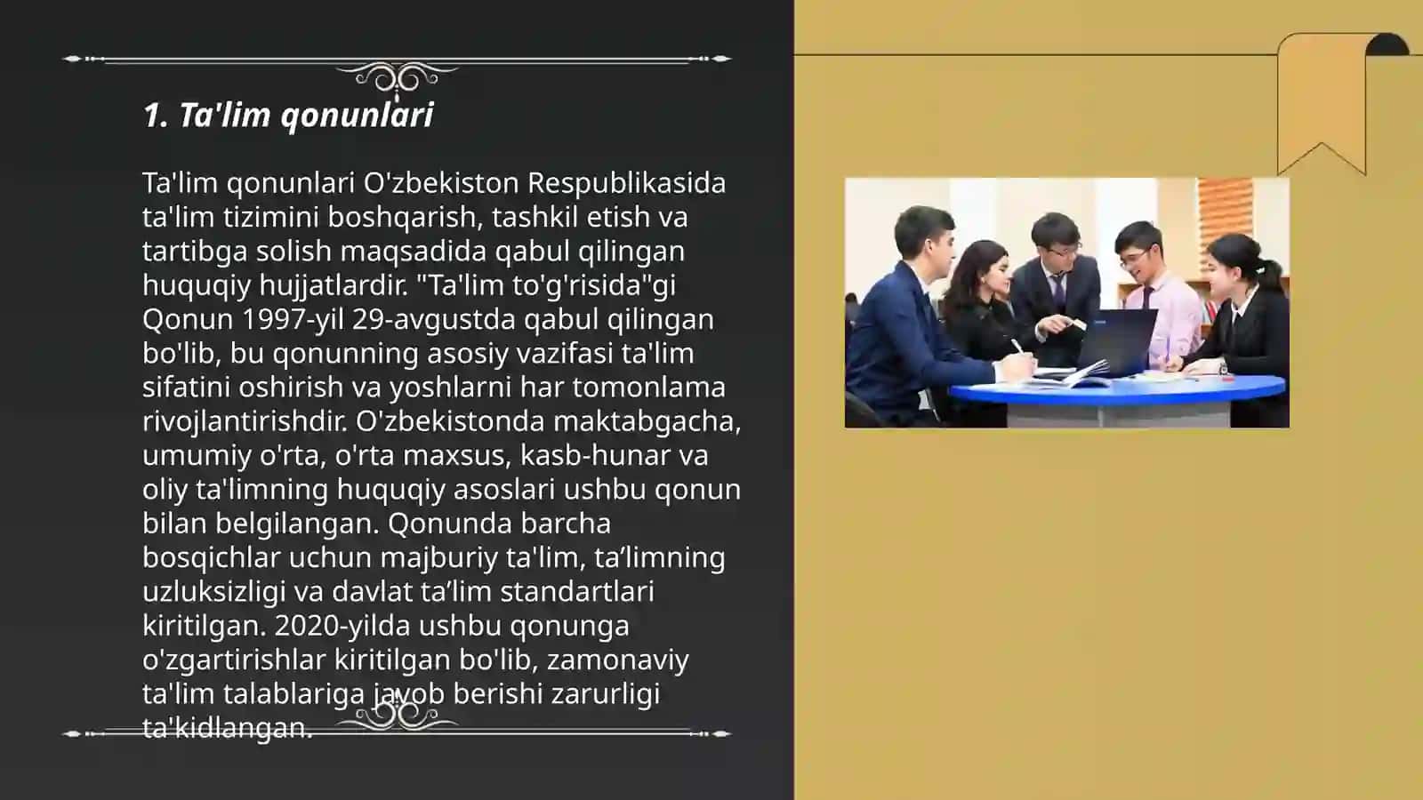 Ta'lim qonunlari va ta'lim mazmuni 3