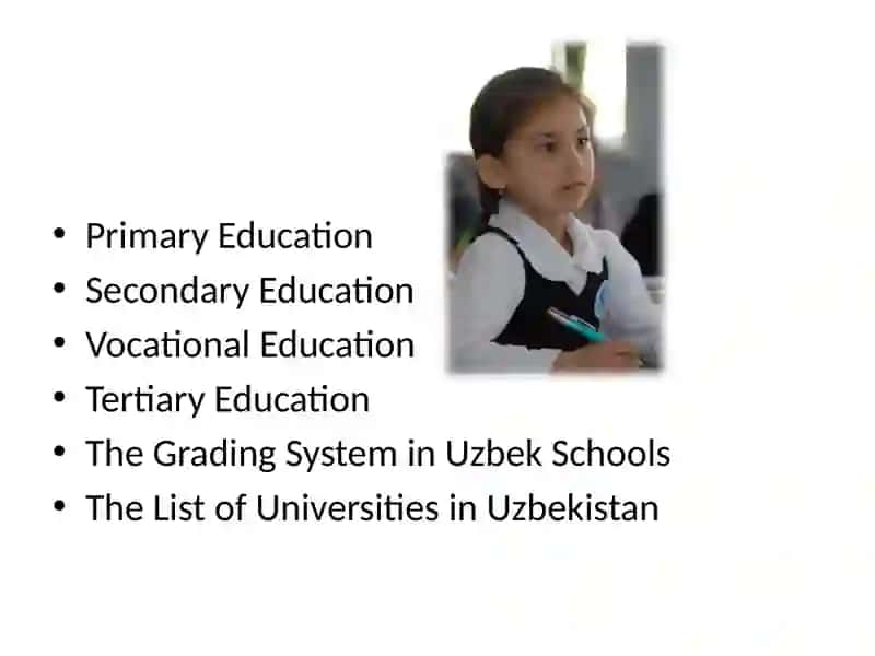 The educational system of Uzbekistan 3
