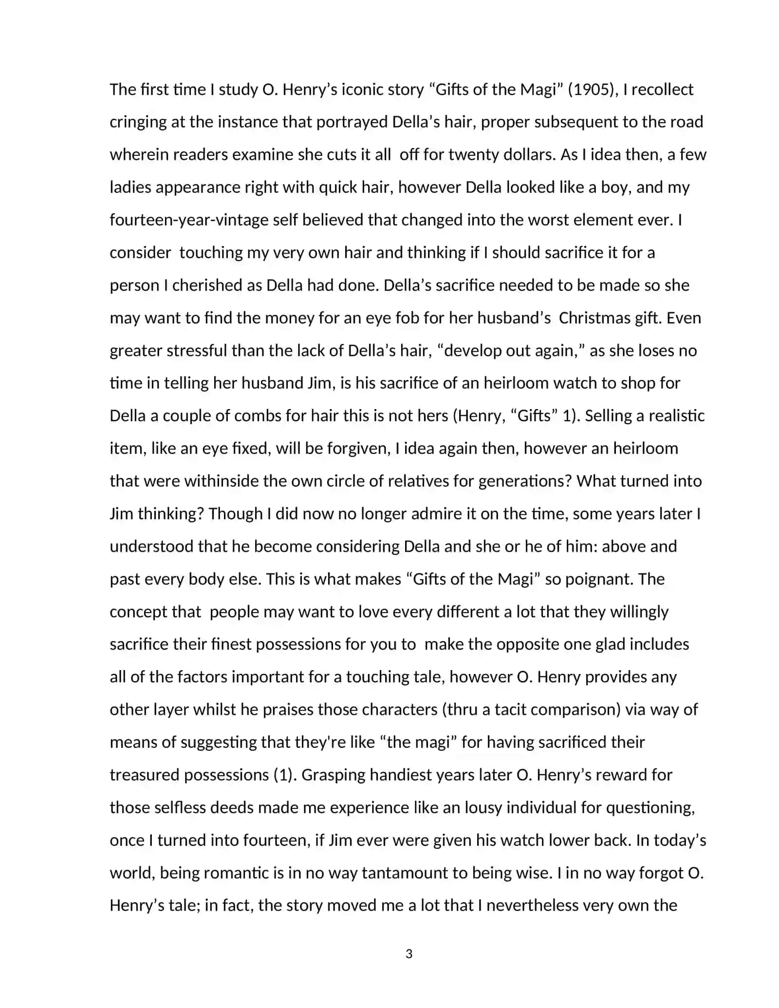 Course Paper: The image of New York and its role in O. Henry's short stories 3