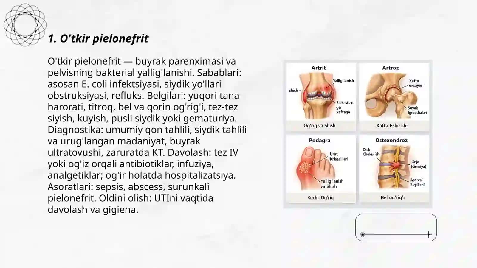O'tkir pielonefrit 3