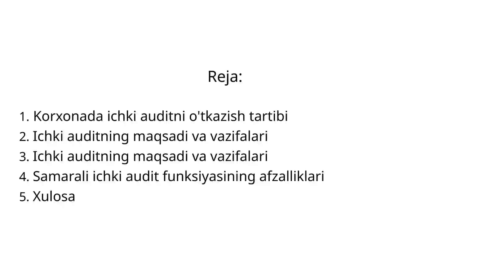 Ichki audit 3
