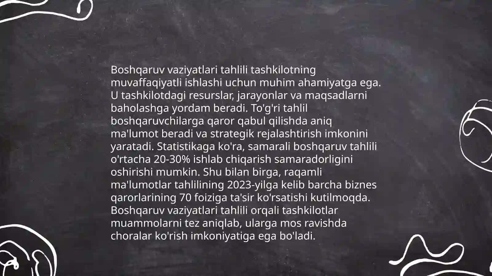 Boshqaruv vaziyatlarini o'rganish metodologiyas 3