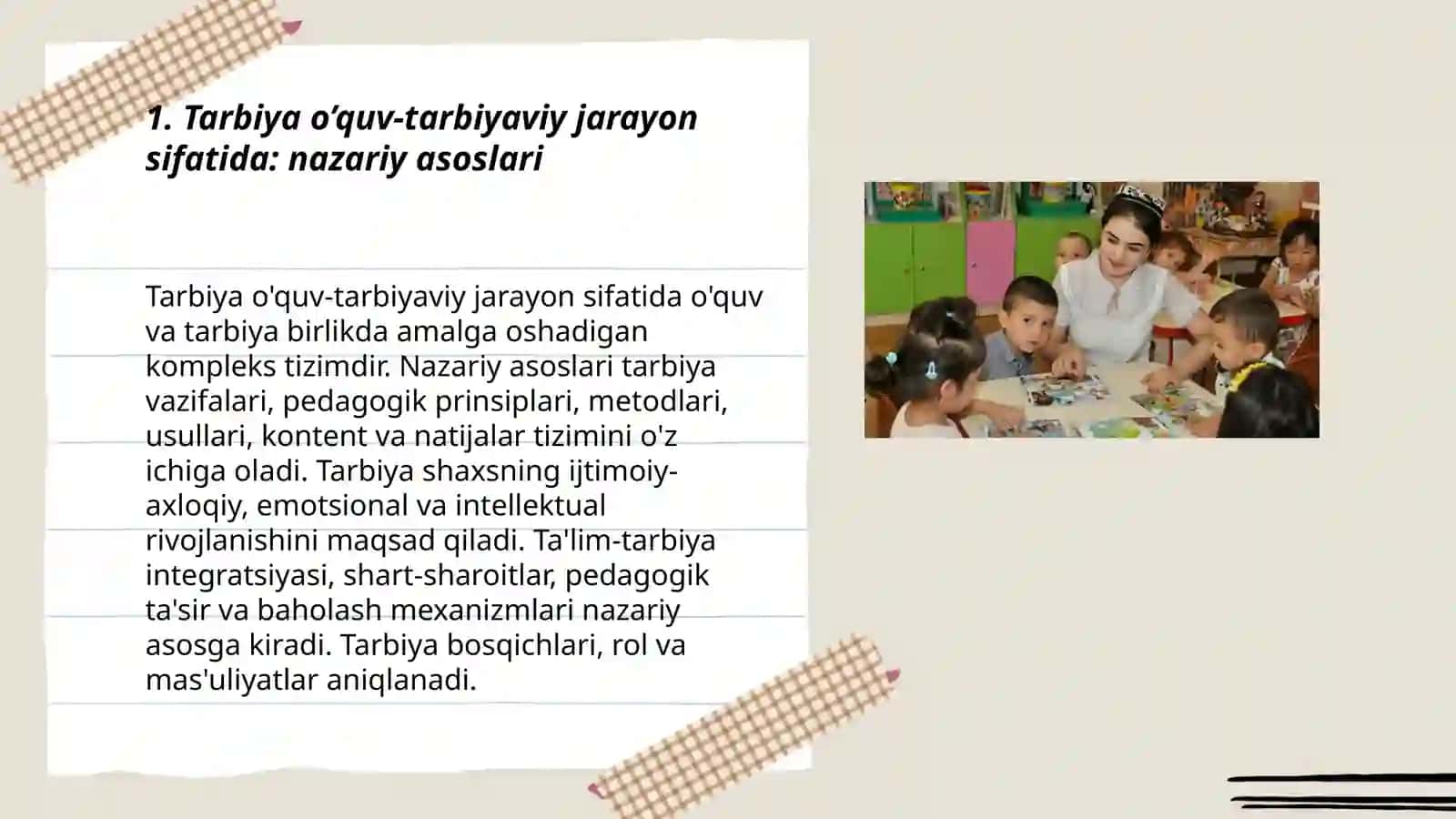 Tarbiya O’quv Tarbiyaviy Jarayon Sifatida 3