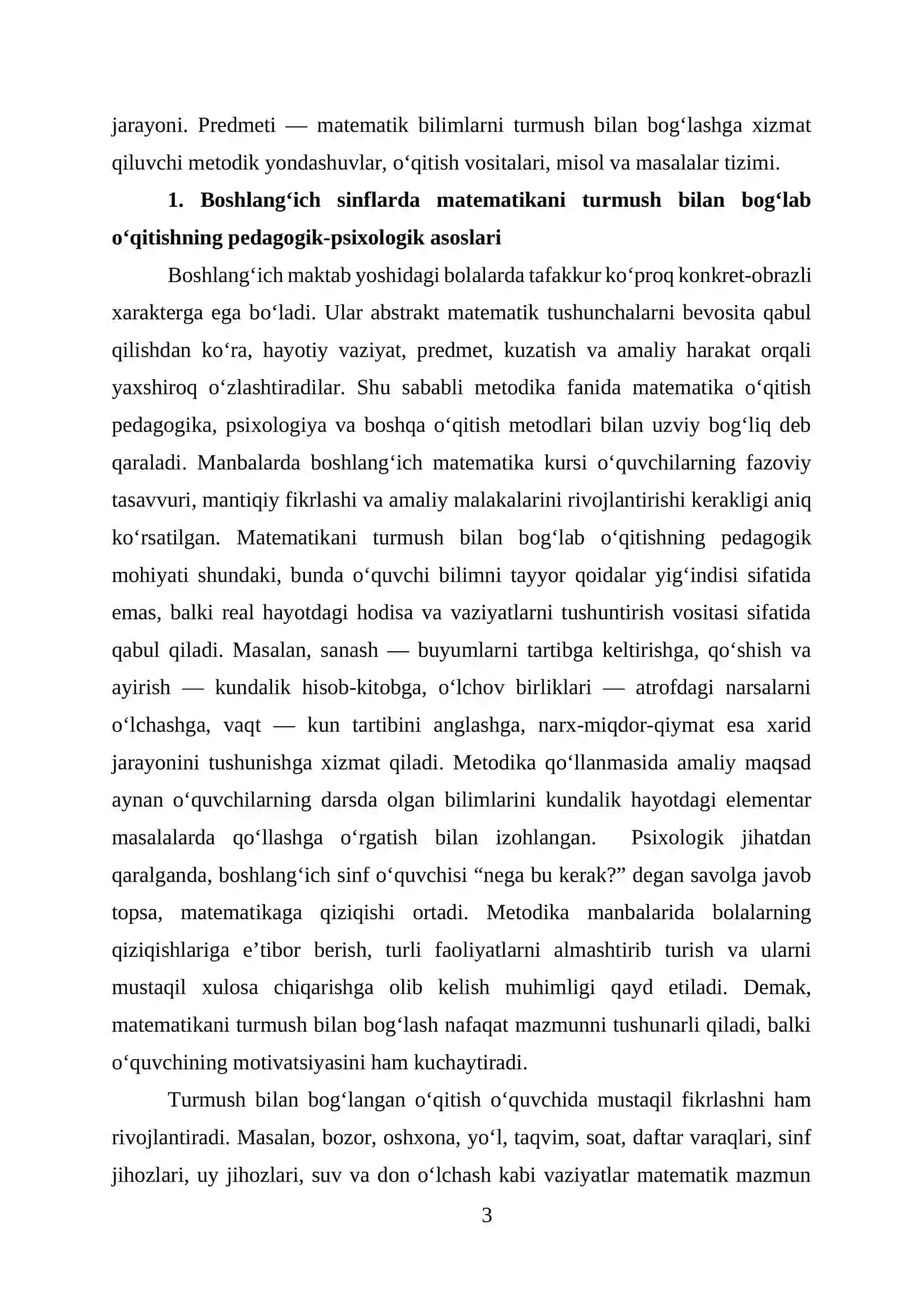 Matematikani Turmush Bilan Bog'lab O'qitish 3