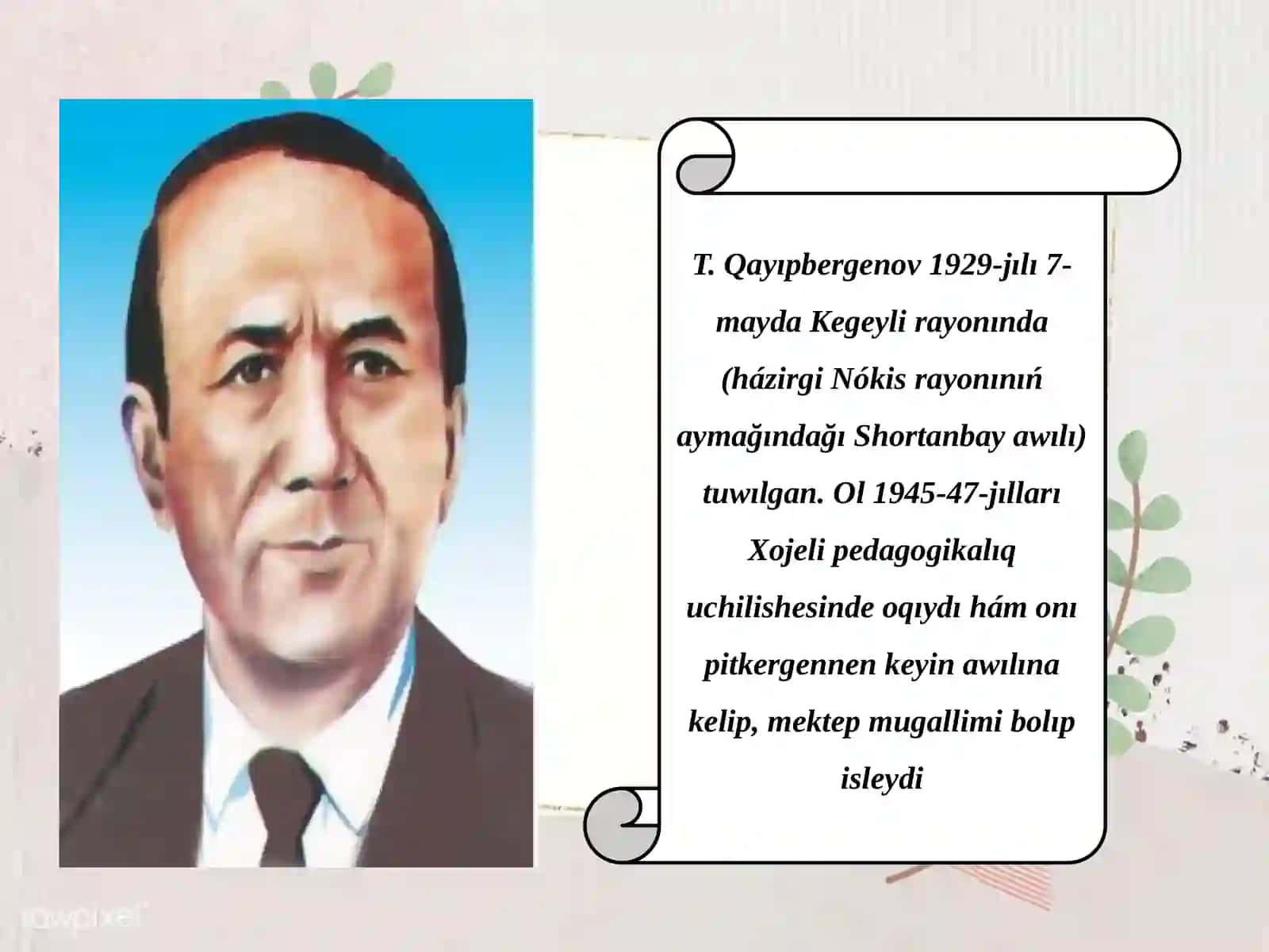 Qaraqalpaqstan hám Ózbekstan xalıq jazıwshısı 3