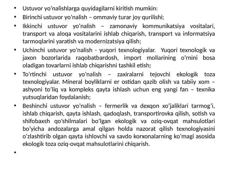 Investitsiyadasturiningmohiyati,ahamiyati,unishakllantirishningasosiytamoyillarivaustuvoryo’nalishlari 3