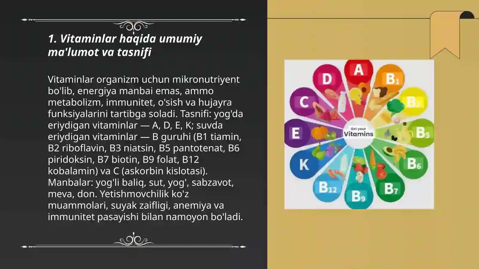 Vitaminlar haqida barca malumotlar va rasmlar 3