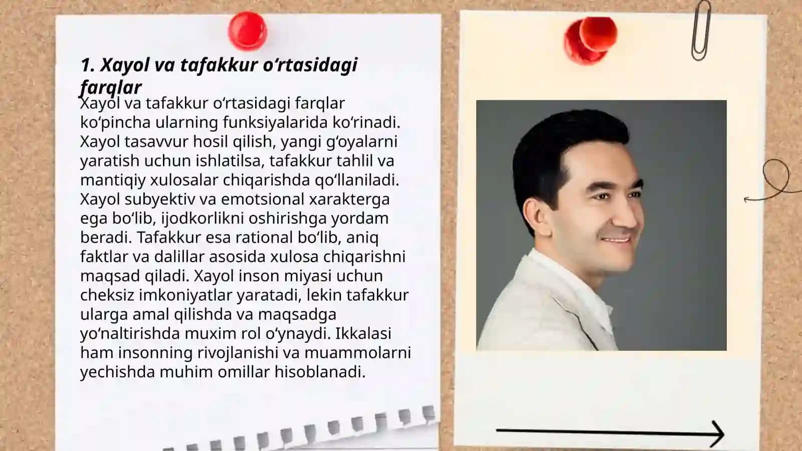 Xayol va Tafakkur 3