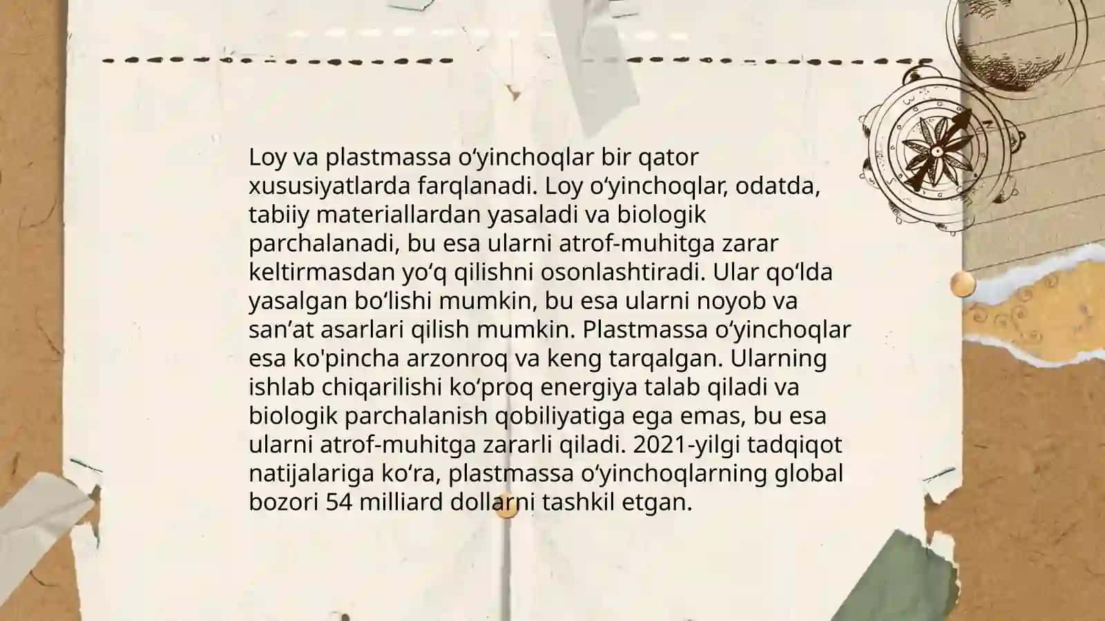 Loy va plastrindan oʻyinchoqlar yasash 3