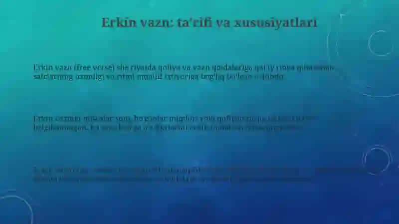 Erkin she'r tizimi adabiy hayot va jarayon 3